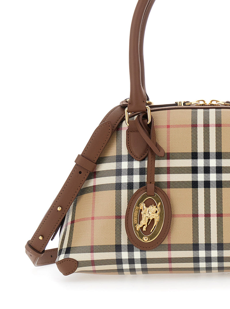 Burberry Primrose Shoulder Bag — Beige Cotton