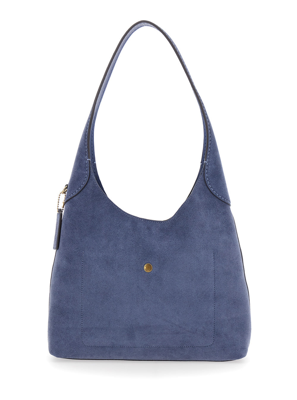 Coach Brooklyn Shoulder Bag — Blue Suede
