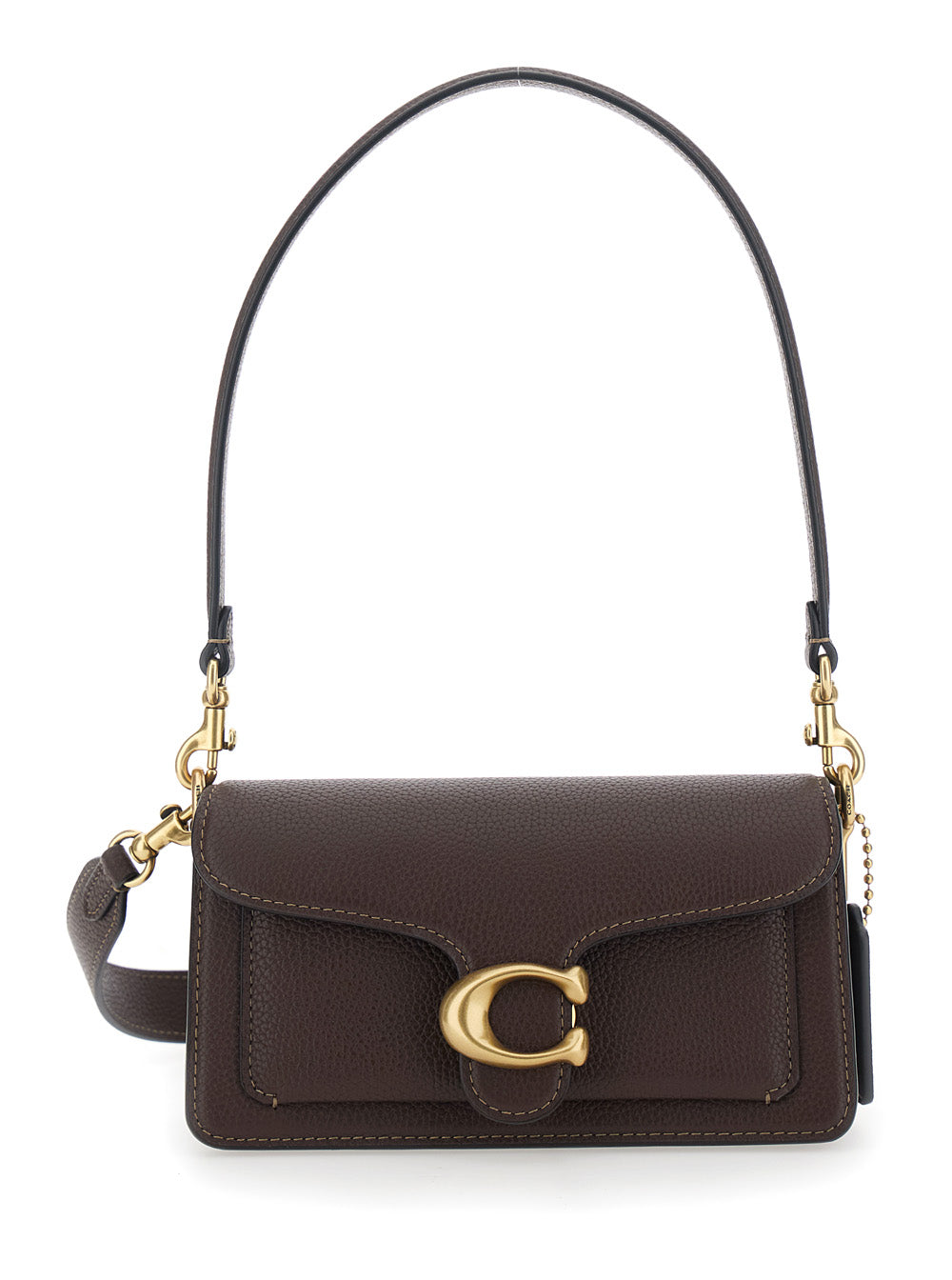 Coach Tabby Shoulder Bag — Brown Leather
