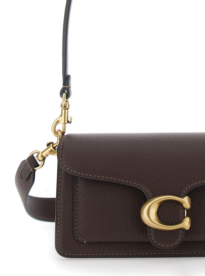 Coach Tabby Shoulder Bag — Brown Leather