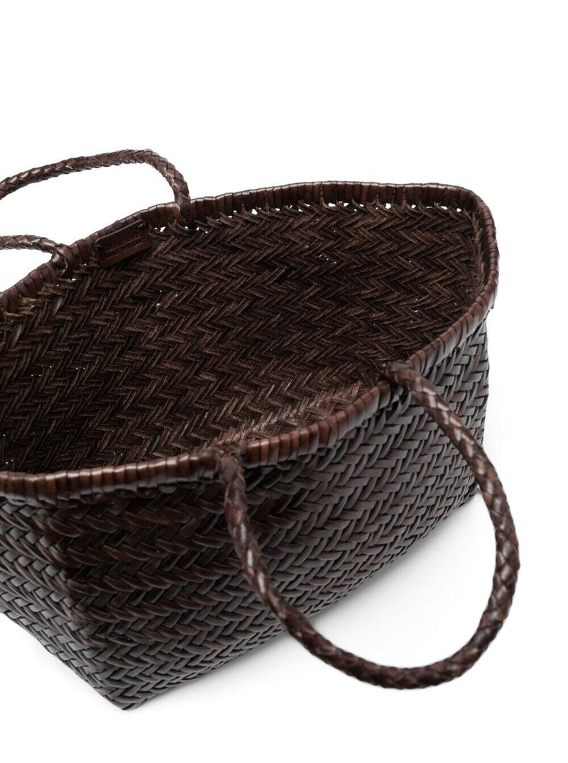 Dragon Diffusion Bamboo Triple Jump Tote Bag — Brown Leather