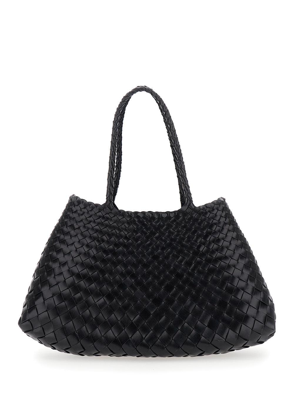 Dragon Diffusion Santa Croce Shoulder Bag — Black Leather