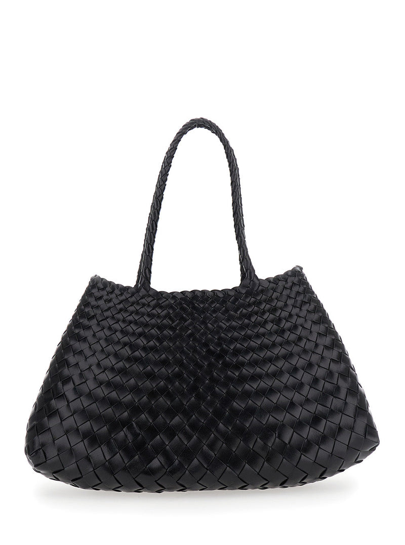 Dragon Diffusion Santa Croce Shoulder Bag — Black Leather