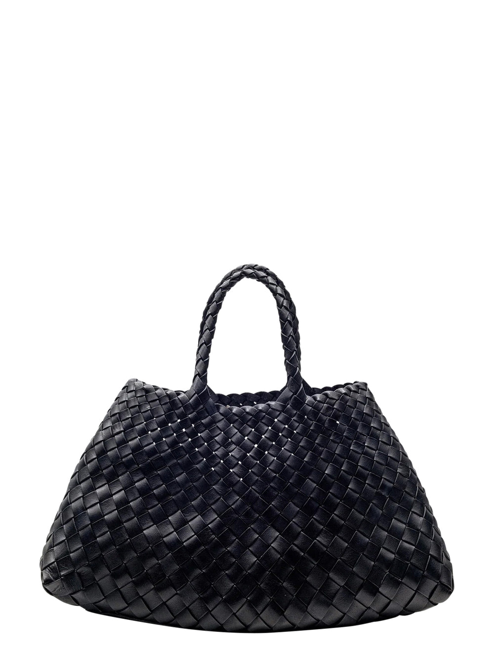 Dragon Diffusion Santa Croce Shoulder Bag — Black Leather