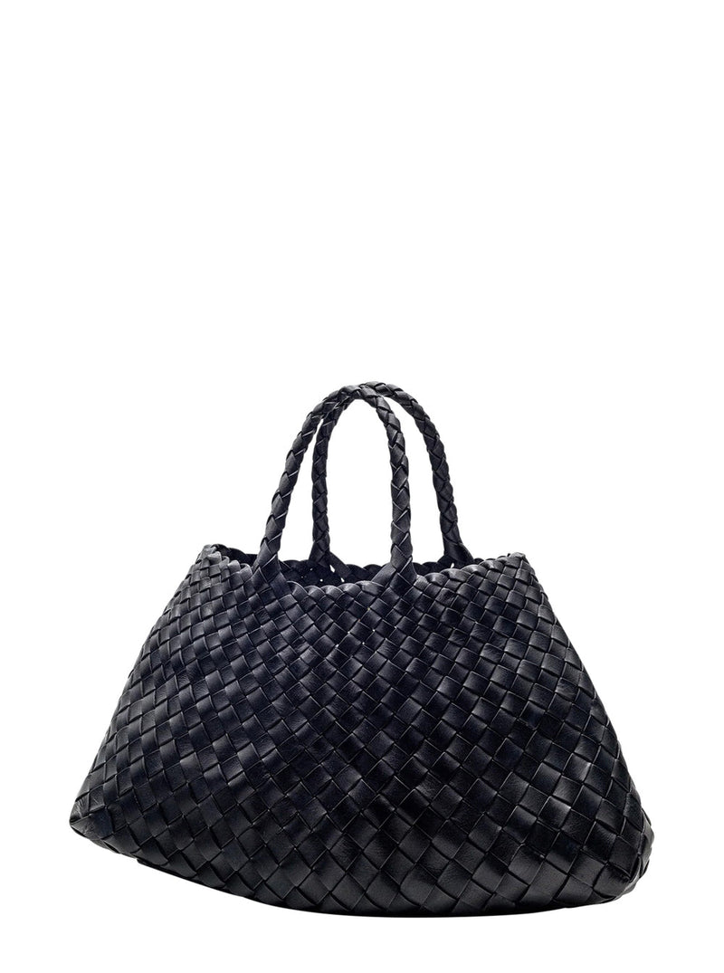 Dragon Diffusion Santa Croce Shoulder Bag — Black Leather
