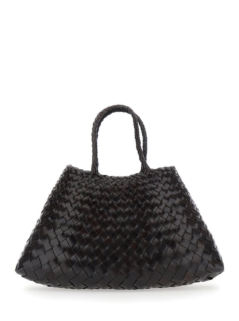 Dragon Diffusion Santa Croce Shoulder Bag — Brown Leather