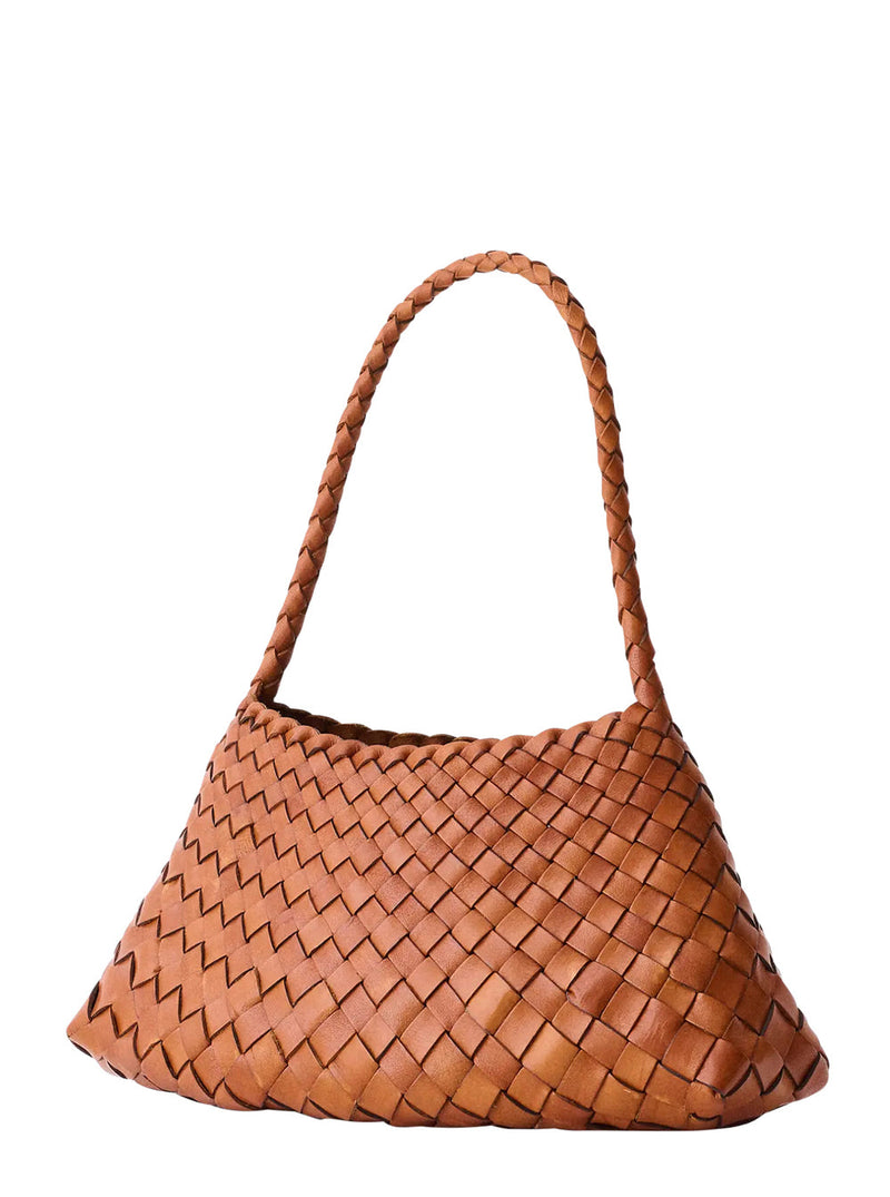 Dragon Diffusion Rosanna Shoulder Bag — Brown Leather