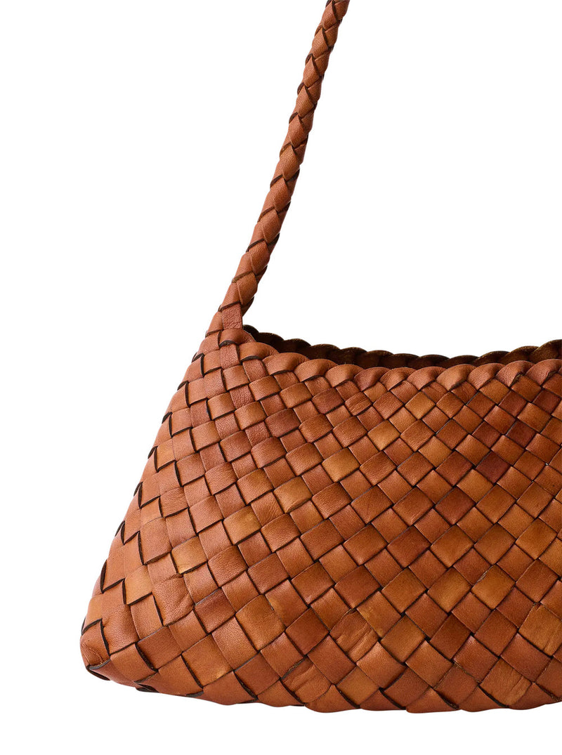 Dragon Diffusion Rosanna Shoulder Bag — Brown Leather