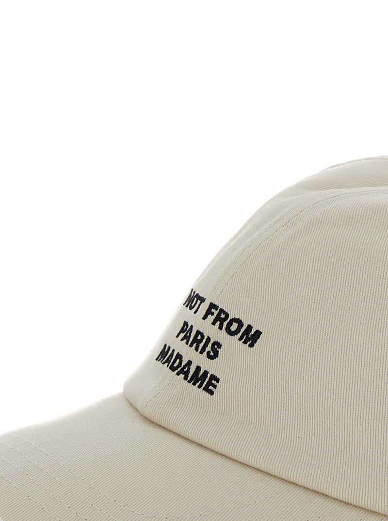 Drôle De Monsieur Permcp151co138 Baseball Cap — Beige Cotton Caps