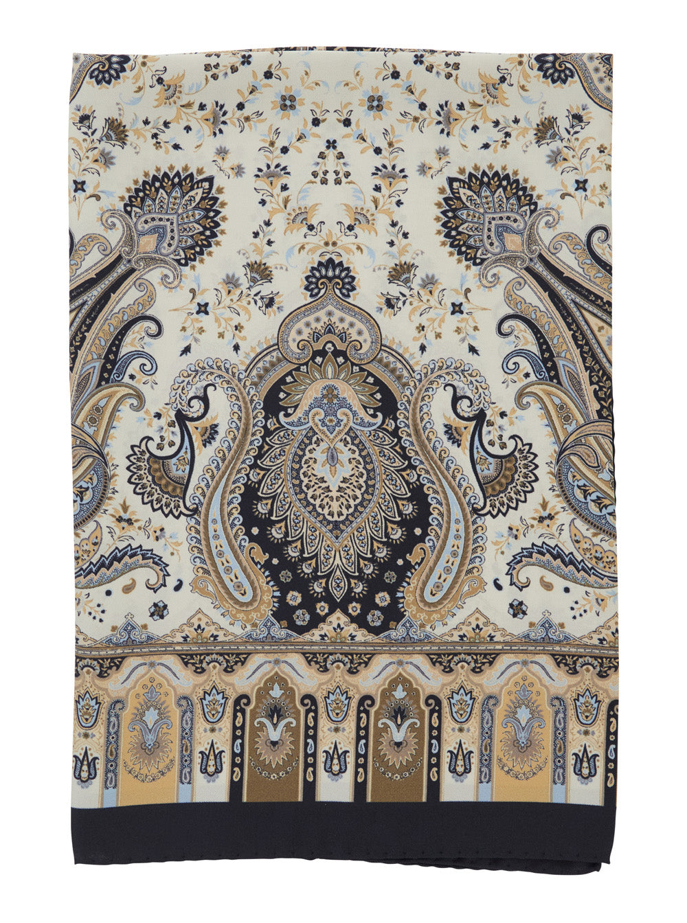 Etro Paisley Silk Scarf — Multicolor Scarfs
