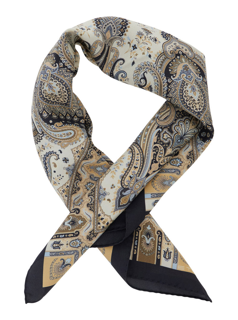 Etro Paisley Silk Scarf — Multicolor Scarfs