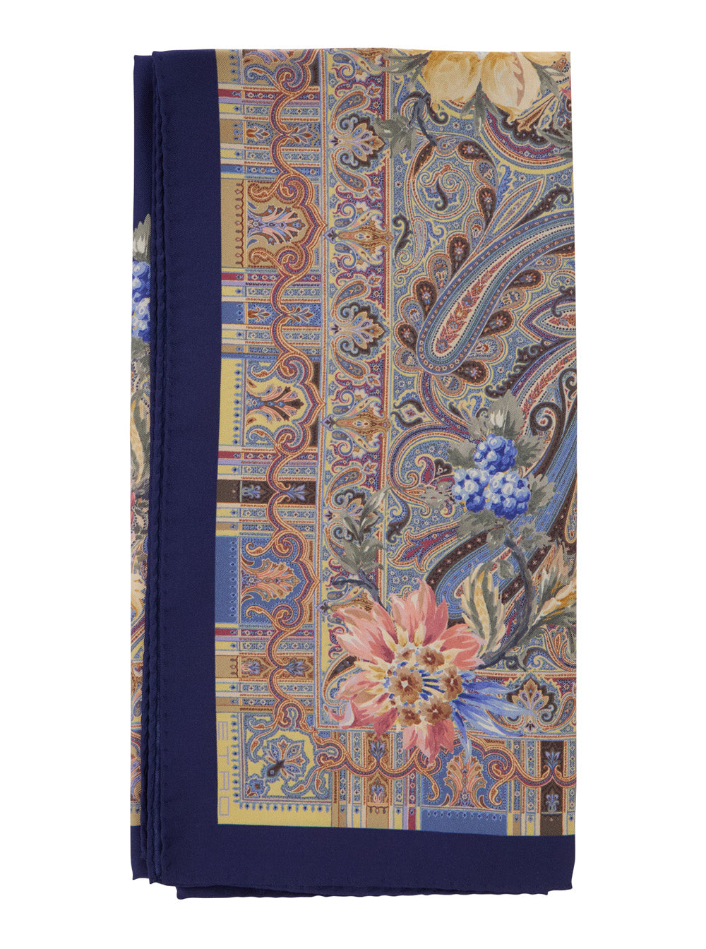 Etro Paisley Silk Scarf — Multicolor Scarfs