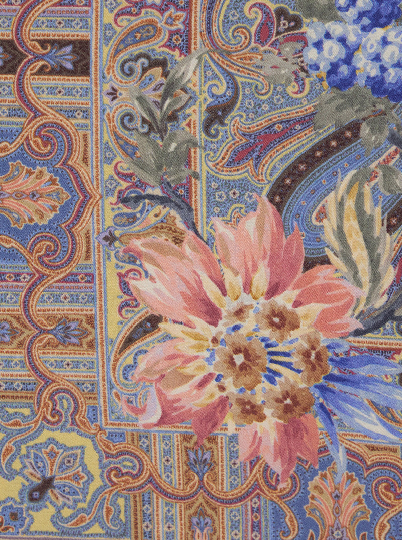 Etro Paisley Silk Scarf — Multicolor Scarfs