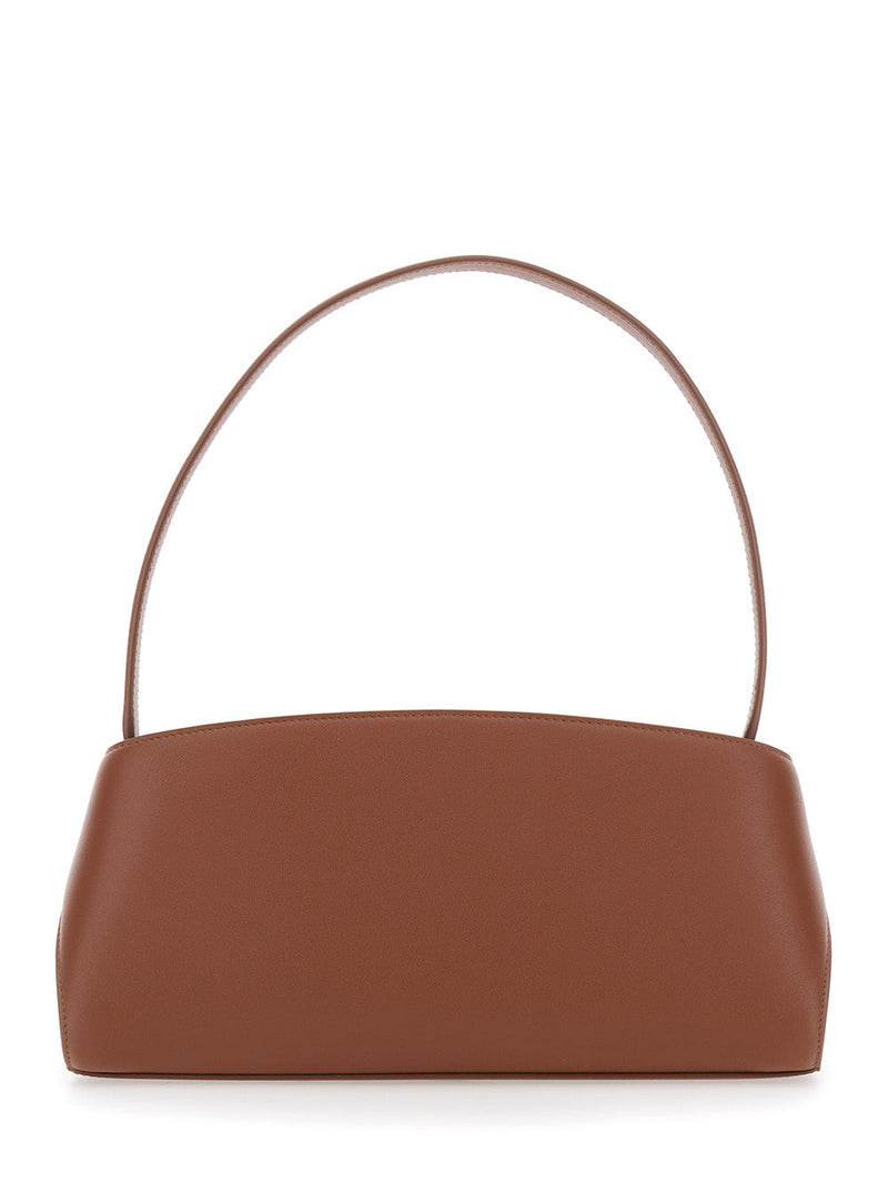 Ferragamo Shoulder Bag — Brown Calf Leather