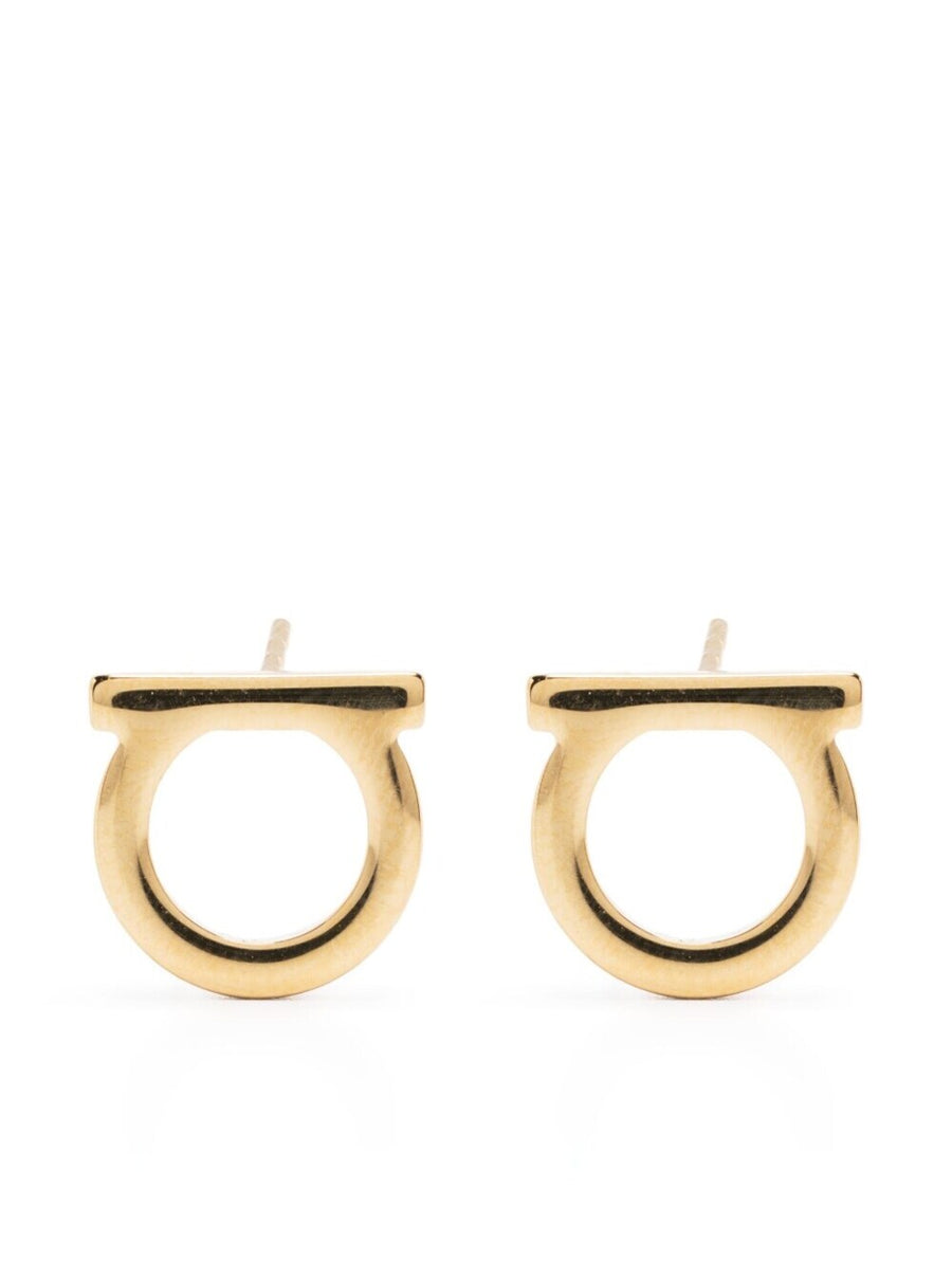 Ferragamo Earrings — Gold Brass