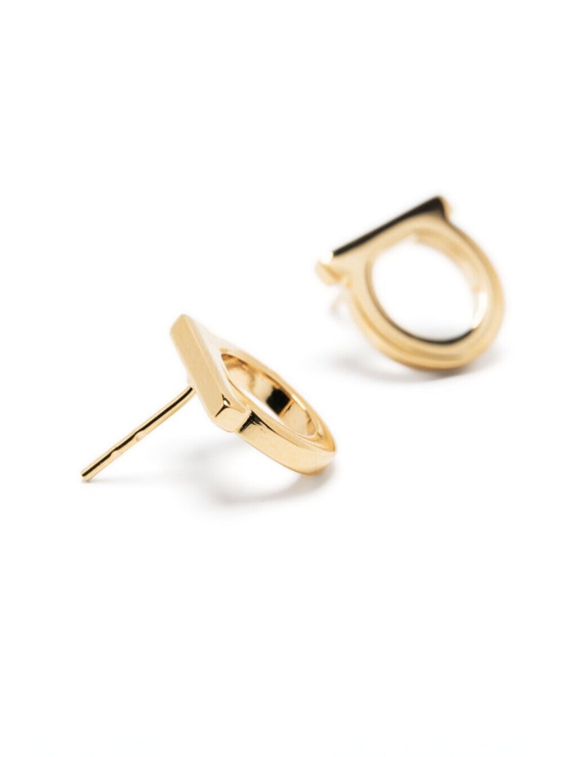 Ferragamo Earrings — Gold Brass