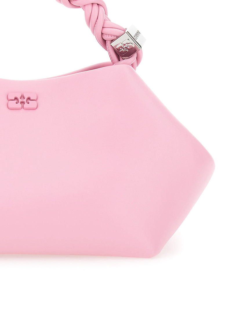 Ganni Bou Small Butter Shoulder Bag — Pink Leather