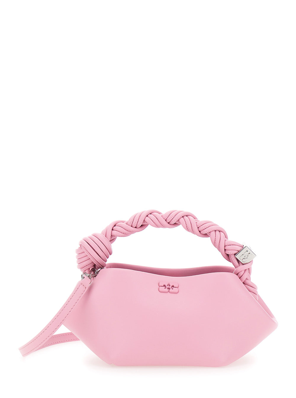 Ganni Shoulder Bag — Pink Tech Fabric