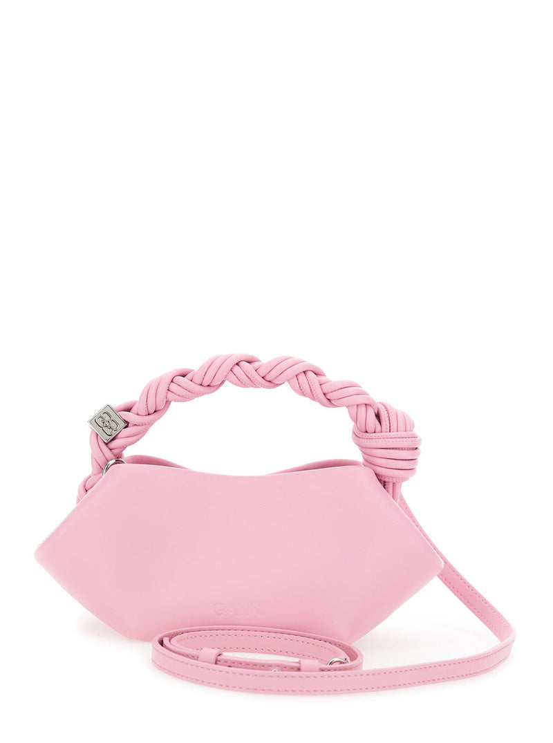 Ganni Shoulder Bag — Pink Tech Fabric