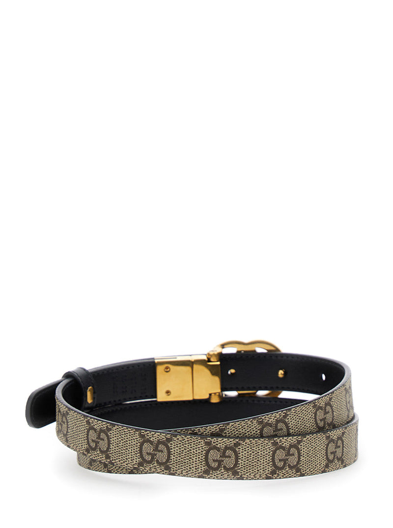 Gucci Belt — Beige Polyurethane