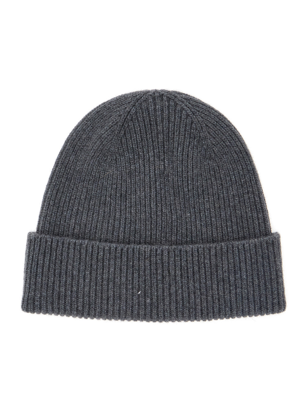 Gucci 834190 Cashmere Ribbed-Knit Beanie — Gray Beanies
