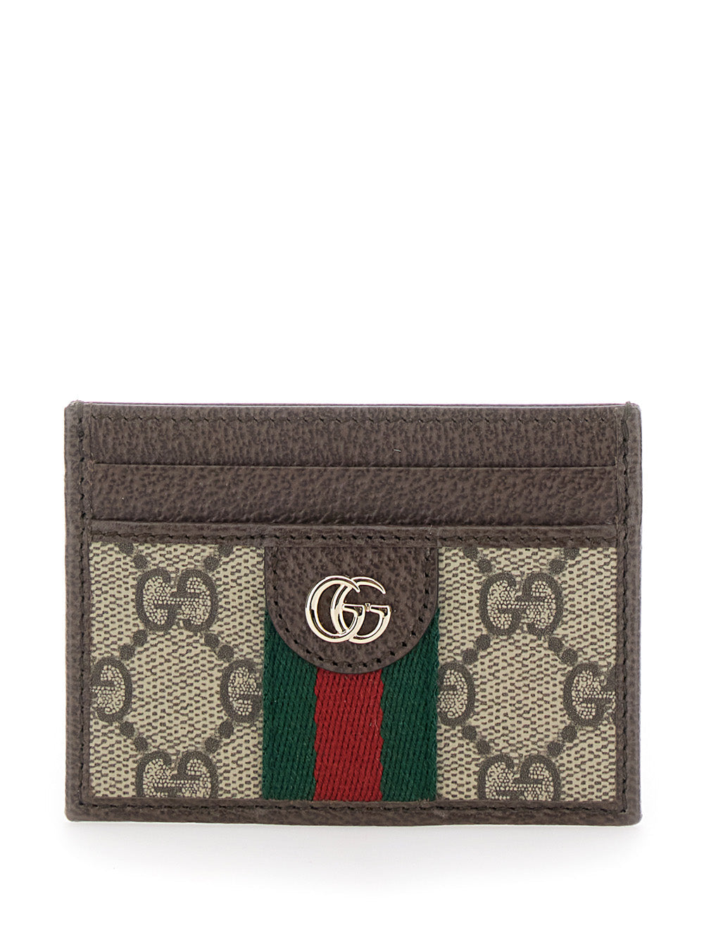 Gucci Ophidia Card Case — Beige Polyurethane Cases