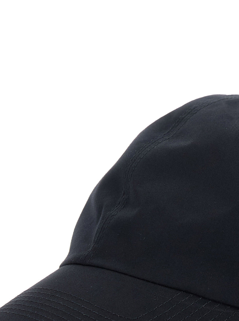 Gucci 875670 Gg Motif Cotton Baseball Cap — Black Caps