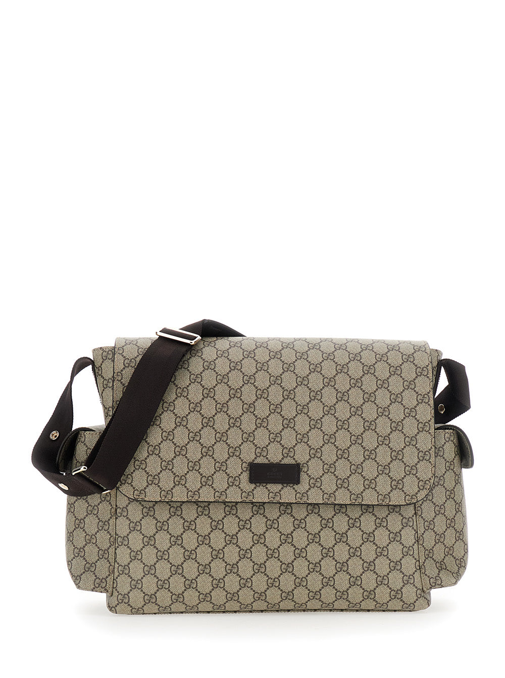 Gucci Gg Canvas Crossbody Bag — Beige