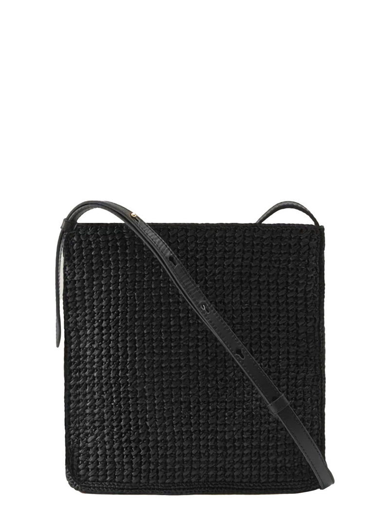 Helen Kaminski Neja Ns Sac Crossbody Bag — Gray Raffia