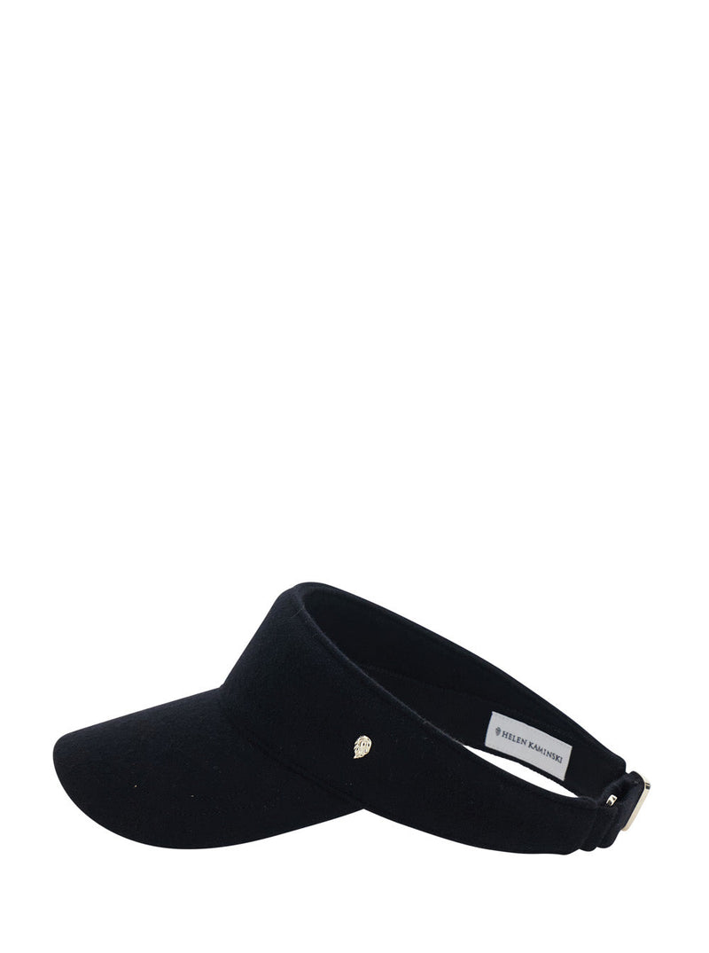 Helen Kaminski Hat52106 Visor — Black Wool Visors