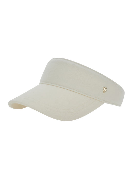 Helen Kaminski Hat52106 Visor — White Wool Visors