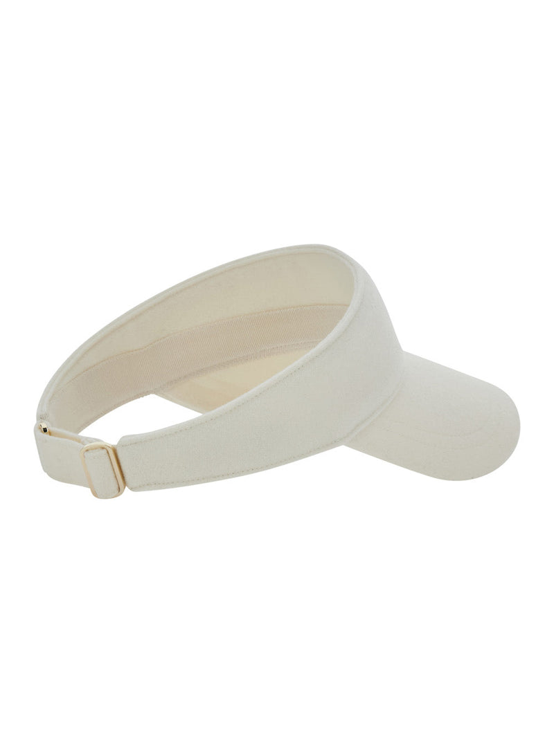 Helen Kaminski Hat52106 Visor — White Wool Visors