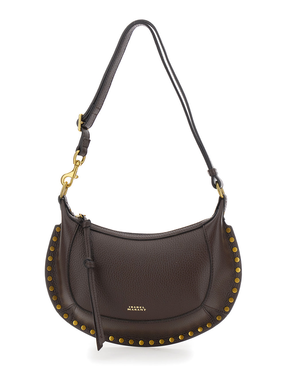 Isabel Marant Crossbody Bag — Brown Leather And Technical Fabric