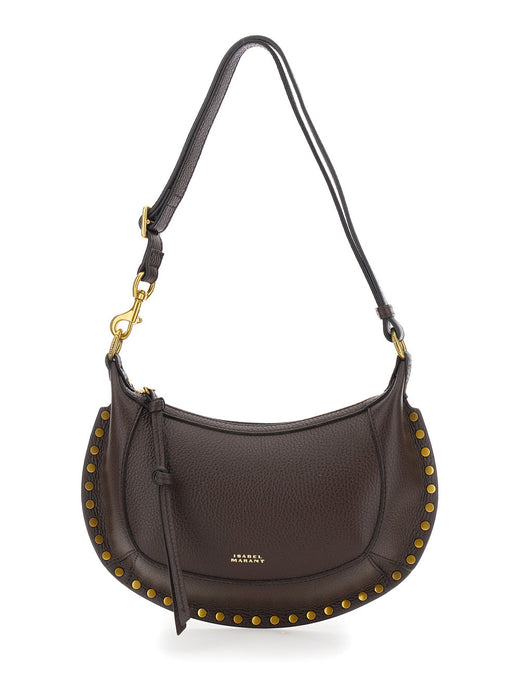 Isabel Marant Crossbody Bag — Brown Leather And Technical Fabric