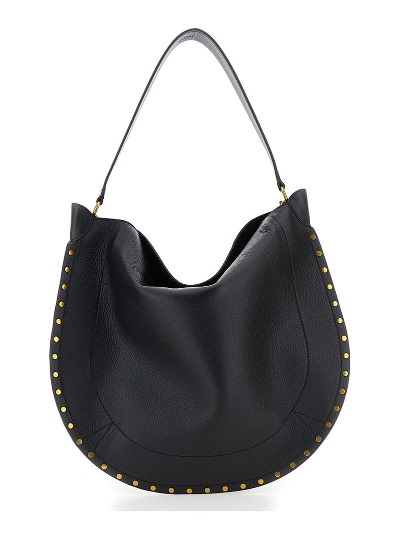 Isabel Marant Oskan Hobo Bag — Black Leather