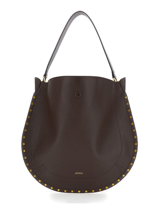 Isabel Marant Oskan Hobo Bag — Brown Leather