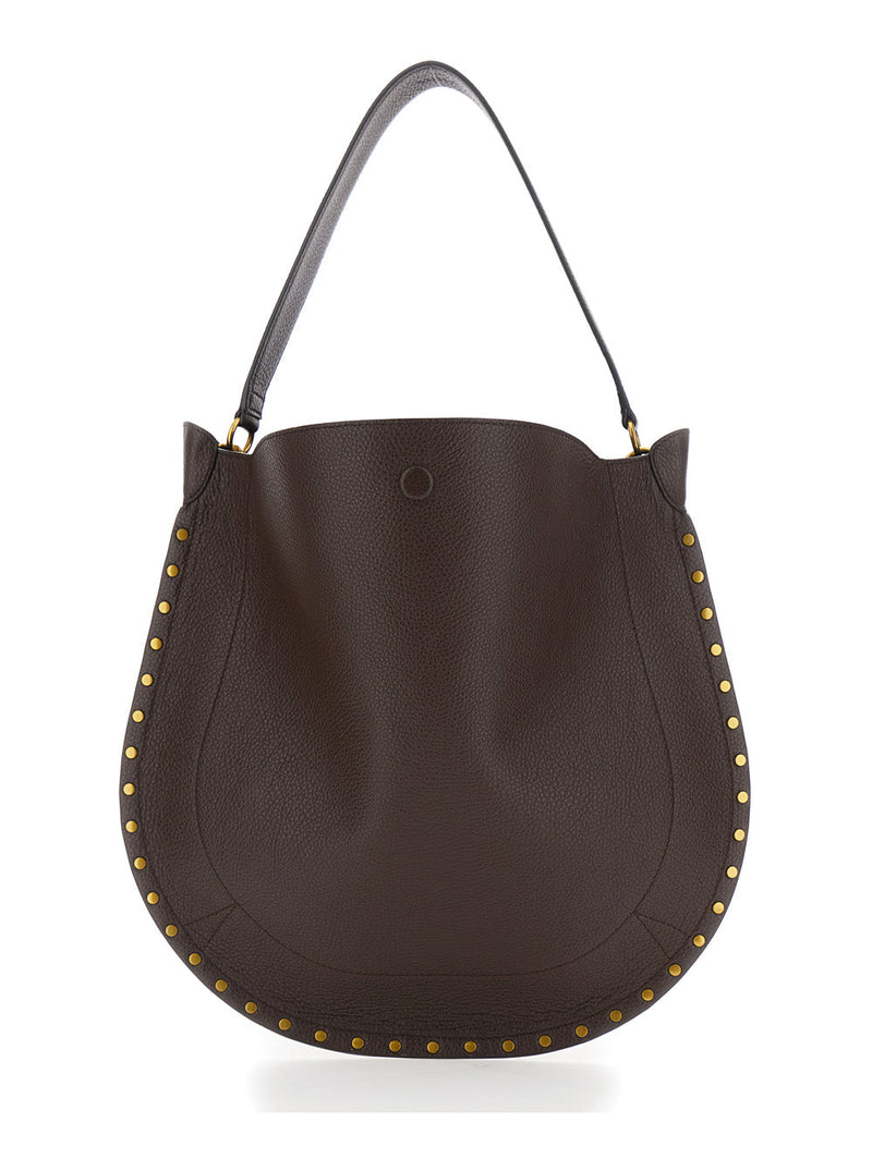 Isabel Marant Oskan Hobo Bag — Brown Leather