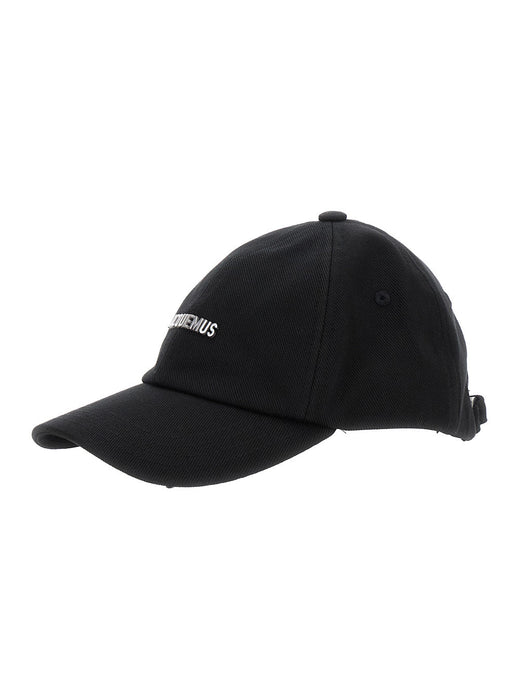 Jacquemus Acu00670aw0 Baseball Cap — Black Cotton Caps