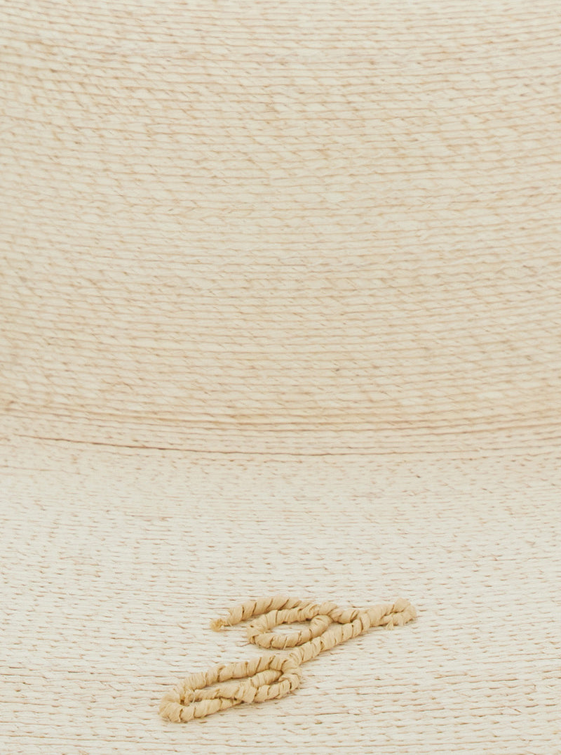 Jacquemus Acw00756 Sun Hat — Beige Raffia