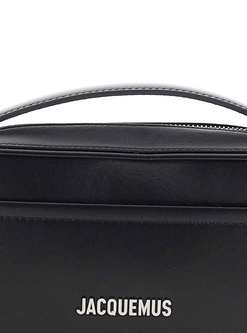 Jacquemus Crossbody Bag — Black Leather