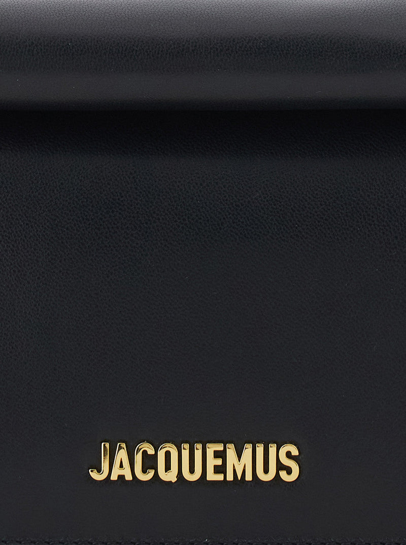 Jacquemus Clutch — Black Lamb Leather
