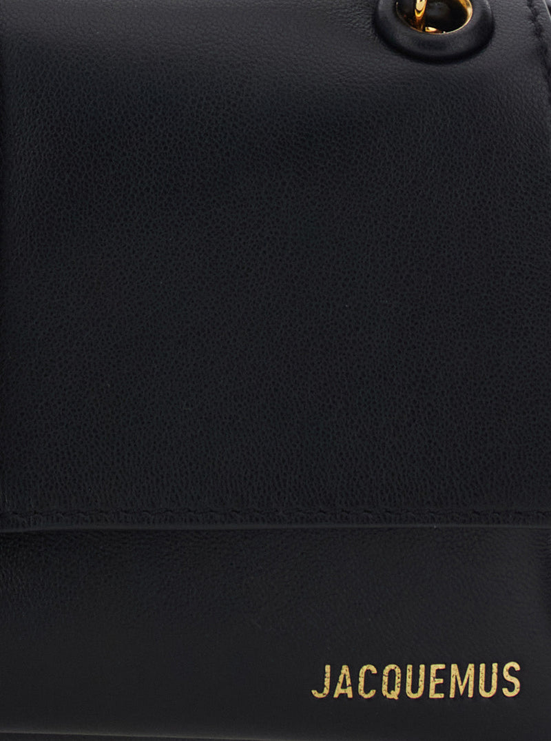 Jacquemus Crossbody Bag — Black Lamb Leather