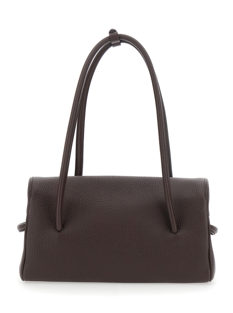 Jacquemus Shoulder Bag — Brown Calf Leather