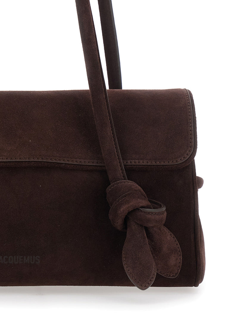 Jacquemus Le Turismo Long Shoulder Bag — Brown Calf Leather