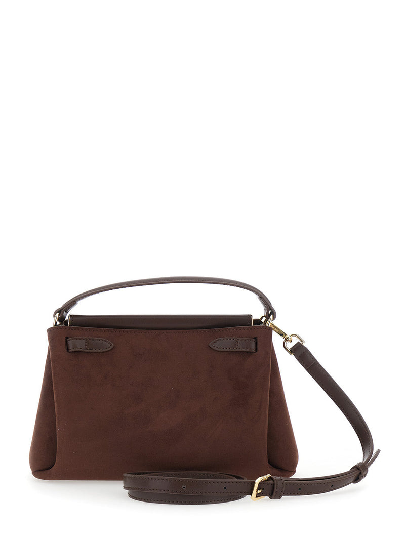 Jw Pei Carmen Top Handle Bag — Brown Spandex
