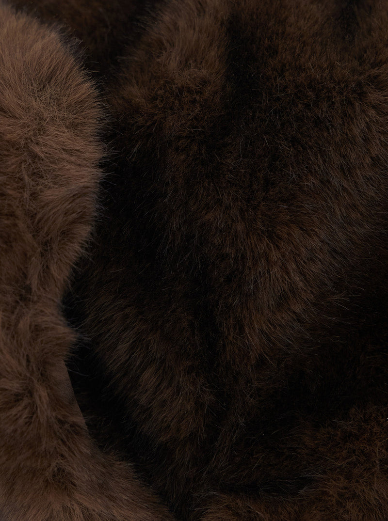 Leplain Ylvam Fur Trapper Winter Hat — Brown