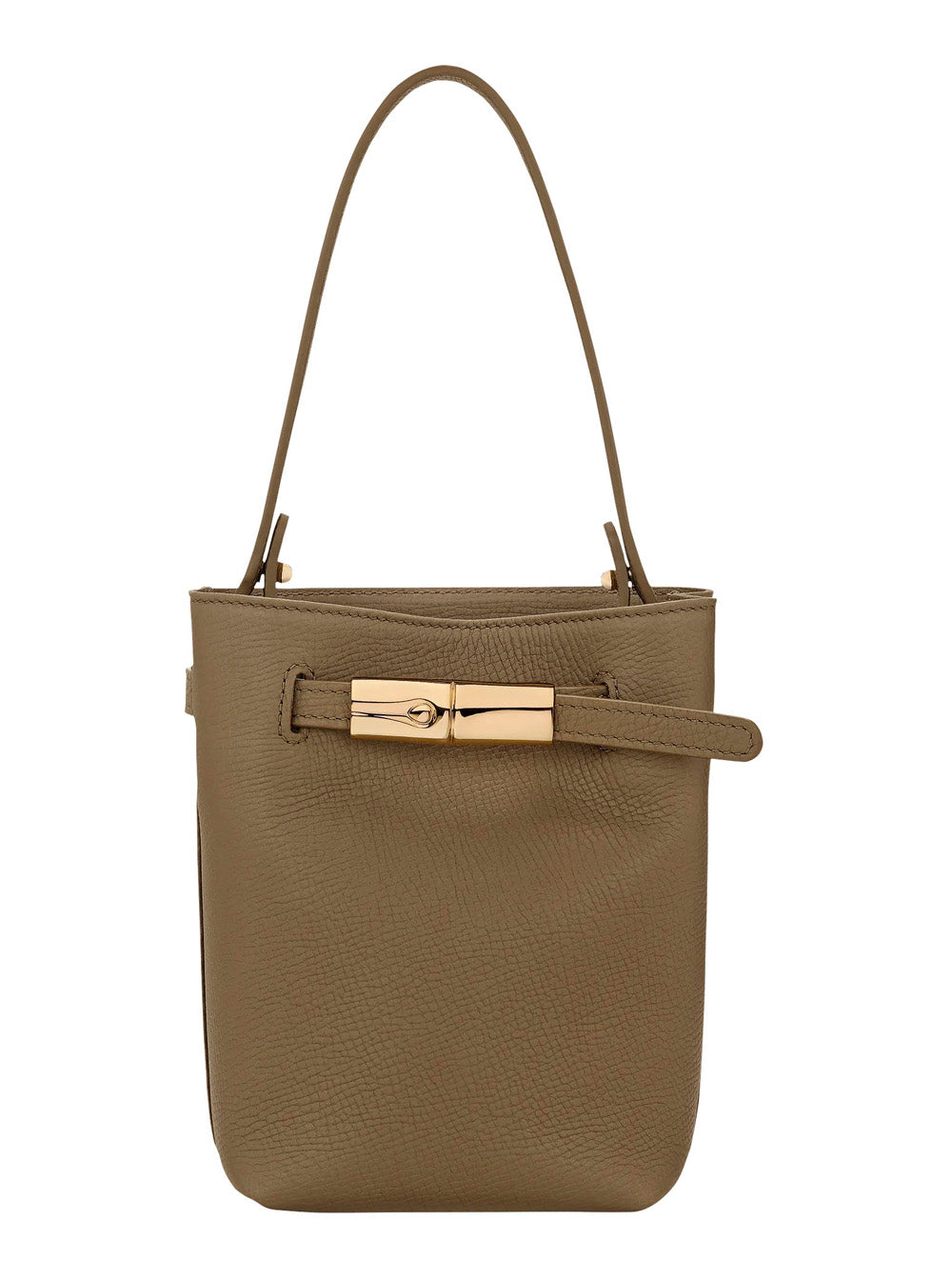 Longchamp Calf Leather Shoulder Bag — Green
