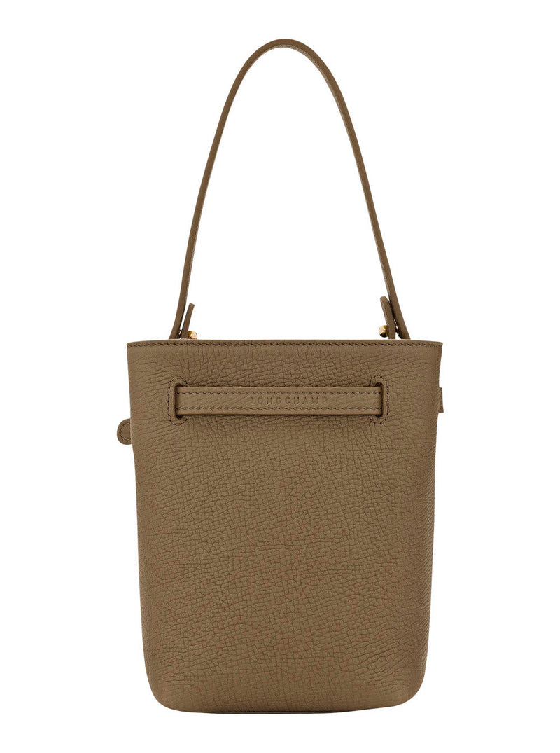 Longchamp Calf Leather Shoulder Bag — Green