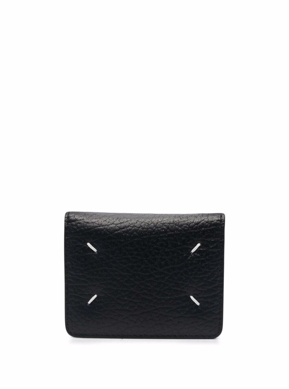 Maison Margiela Grained Calf Leather Wallet — Black