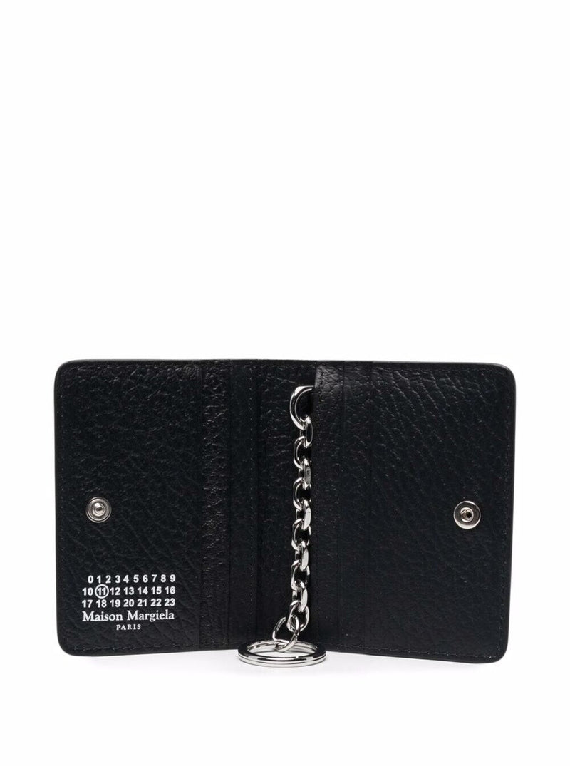Maison Margiela Grained Calf Leather Wallet — Black